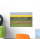 Farm Yard With Grain Bins Wall Mural