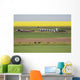 Farm Yard With Grain Bins Wall Mural