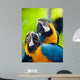 Beautiful Colorful Parrot Wall Mural