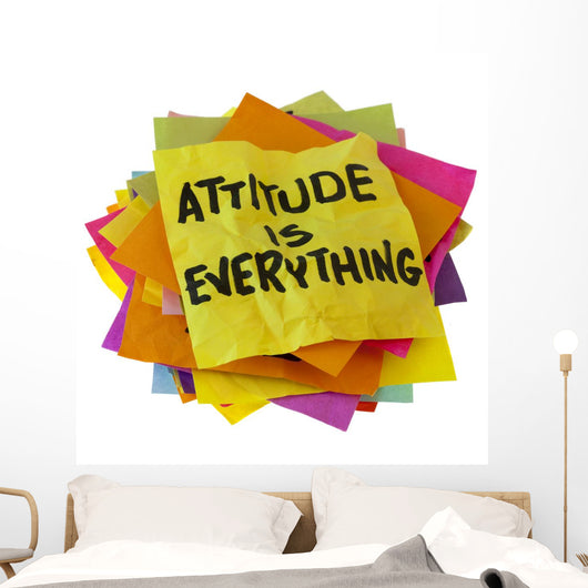 attitude is everything Wall Decal