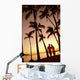 Close-Up Of Couple Wall Mural