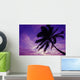 Palm Tree Silhouetted D1554 Wall Mural