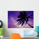 Palm Tree Silhouetted D1554 Wall Mural