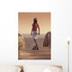 A Young Person Skateboarding With Bare Feet Wall Mural