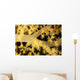 Yellow Alcyonarian Coral With Bundles Of Sclerites, Close-Up Wall Mural