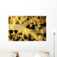 Yellow Alcyonarian Coral With Bundles Of Sclerites, Close-Up Wall Mural