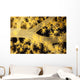 Yellow Alcyonarian Coral With Bundles Of Sclerites, Close-Up Wall Mural
