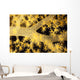 Yellow Alcyonarian Coral With Bundles Of Sclerites, Close-Up Wall Mural