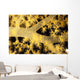 Yellow Alcyonarian Coral With Bundles Of Sclerites, Close-Up Wall Mural