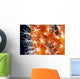Detailed View Of Pink Sponge Covered Gorgonian Coral Wall Mural
