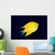 Fiji, Golden Damselfish Swimming Upward Wall Mural