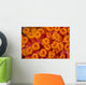 Indonesia, Close-Up Top View Of Orange Tube Coral Wall Mural