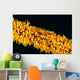 Indonesia, Goby On Wire Coral, Black Background, Wall Mural