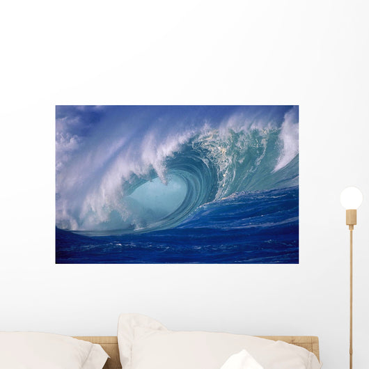 Wave Curling Through Curl Wall Mural