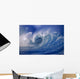 Powerful Winter Surf, Wave Crashing, Curling Close-Up Wall Mural