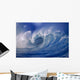 Powerful Winter Surf, Wave Crashing, Curling Close-Up Wall Mural
