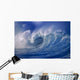 Powerful Winter Surf, Wave Crashing, Curling Close-Up Wall Mural