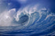 Powerful Winter Surf, Wave Crashing, Curling Close-Up Wall Mural