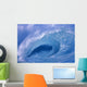 Side View Looking Through Curling Wave Powerful Winter Surf Wall Mural