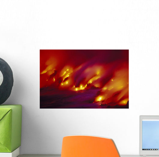 Blurred Motion Smoky Wall Mural