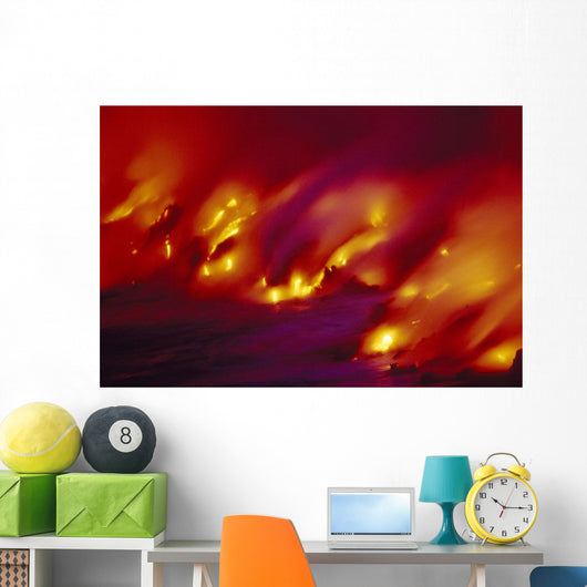 Blurred Motion Smoky Wall Mural