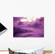 Purple Smoke Blurry Motion Kamoamoa Pahoehoe Wall Mural