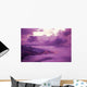 Purple Smoke Blurry Motion Kamoamoa Pahoehoe Wall Mural