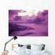 Purple Smoke Blurry Motion Kamoamoa Pahoehoe Wall Mural