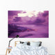 Purple Smoke Blurry Motion Kamoamoa Pahoehoe Wall Mural