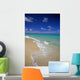 Hawaii, Oahu, Lanikai Beach Shoreline With Beautiful Turquoise Ocean Wall Mural