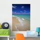 Hawaii, Oahu, Lanikai Beach Shoreline With Beautiful Turquoise Ocean Wall Mural