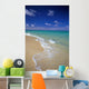 Hawaii, Oahu, Lanikai Beach Shoreline With Beautiful Turquoise Ocean Wall Mural