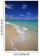 Hawaii, Oahu, Lanikai Beach Shoreline With Beautiful Turquoise Ocean Wall Mural