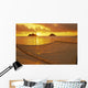 Mokulua Islands Distance Golden Light Wall Mural
