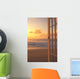 Afternoon Beach Scene Open Door Along Shoreline Wall Mural
