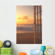 Afternoon Beach Scene Open Door Along Shoreline Wall Mural