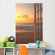 Afternoon Beach Scene Open Door Along Shoreline Wall Mural