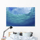 Underwater Ocean Looking Upward To Surface, Blue Sky Reflection Wall Mural