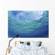 Underwater Ocean Looking Upward To Surface, Blue Sky Reflection Wall Mural