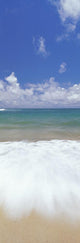 Panoramic Ocean Shore Break Action Wall Mural