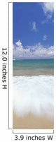 Panoramic Ocean Shore Break Action Wall Mural