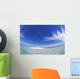 Wide Angle Couple Walk Small Sand Island Wall Mural