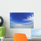 Wide Angle Couple Walk Small Sand Island Wall Mural