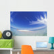 Wide Angle Couple Walk Small Sand Island Wall Mural