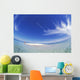 Wide Angle Couple Walk Small Sand Island Wall Mural