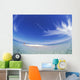 Wide Angle Couple Walk Small Sand Island Wall Mural