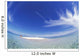 Wide Angle Couple Walk Small Sand Island Wall Mural
