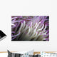 Micronesia, Close-Up Detail Anemone Tentacles White Purple Tips Wall Mural