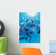 Sandy Bottom Sunburst Tropical Wall Mural