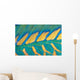Micronesia, Bicolor Parrotfish Dorsal Fin And Scales, Detail Wall Mural